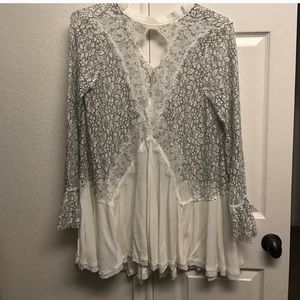 Stunning Free People Secret Origins Lace Tunic