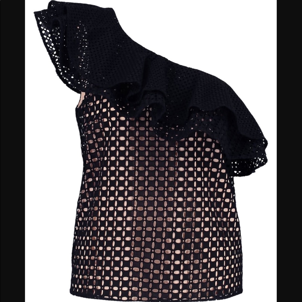 5. J Crew One Shoulder Top - Picture 3 of 7