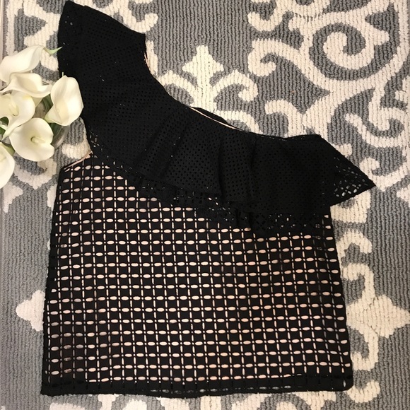 5. J Crew One Shoulder Top - Picture 5 of 7