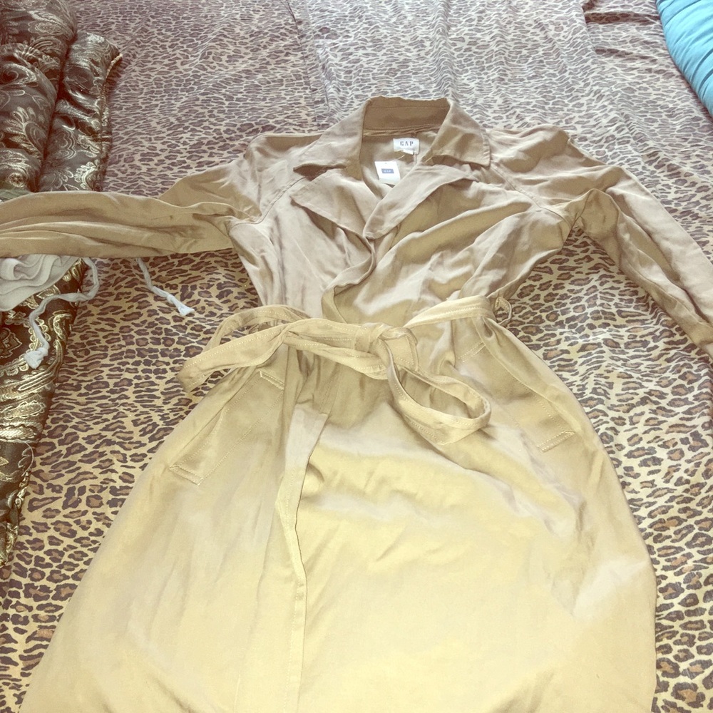Gap long trench coat