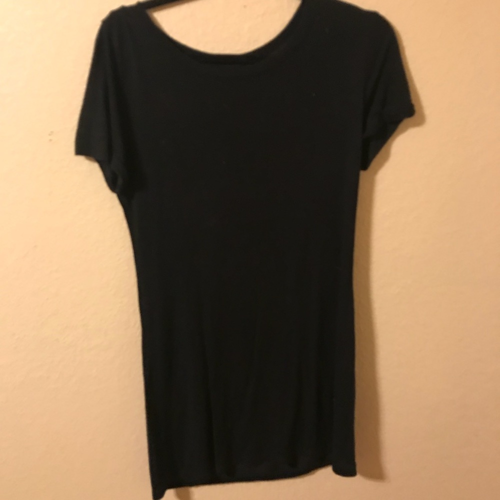 brandy melville black t shirt dress