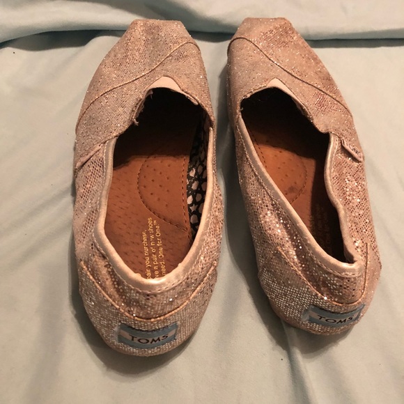 Silver glitter TOMs size 8 - Picture 4 of 8