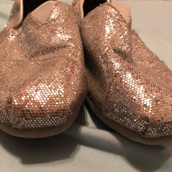 Silver glitter TOMs size 8 - Picture 7 of 8