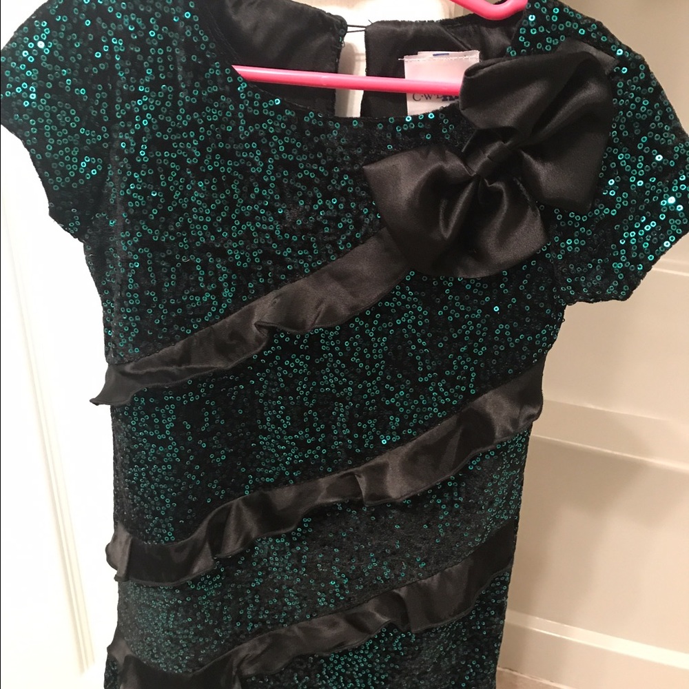 Green Christmas Party Dress