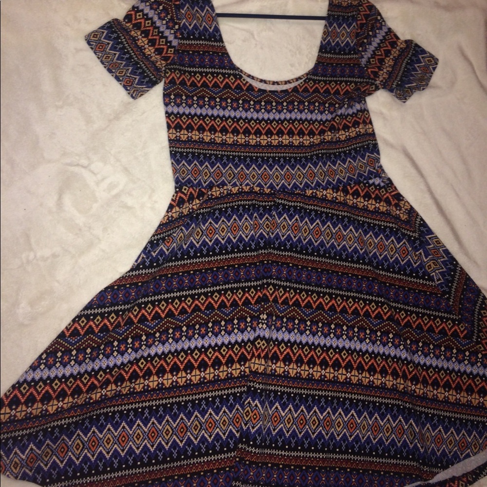 tribal print dress