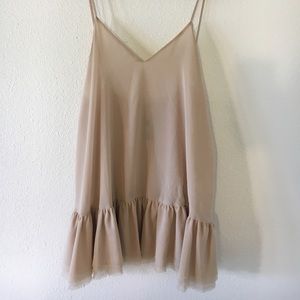 Organza backless flowy dress ✨✨