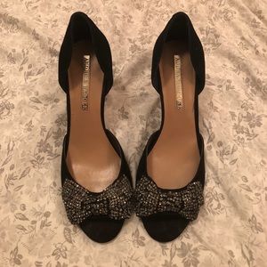 Crystal Bow Heels