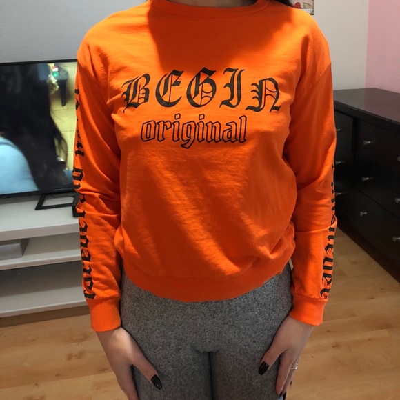 original bright orange shirt - Picture 2 of 5