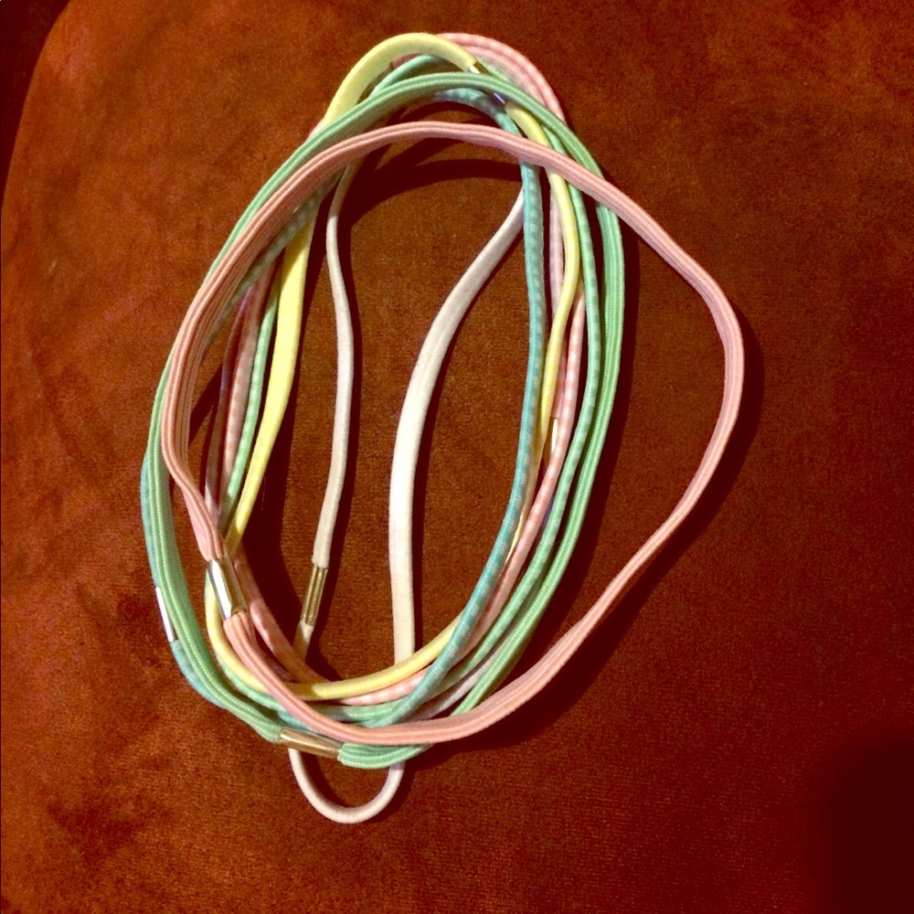 Set of 8 girls stretchy head bands