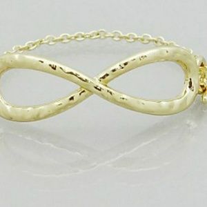 Gold infinity bracelet