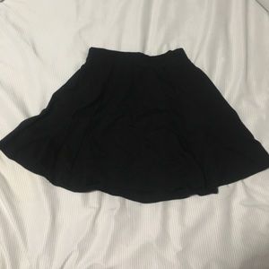 H&M Black Skater Skirt