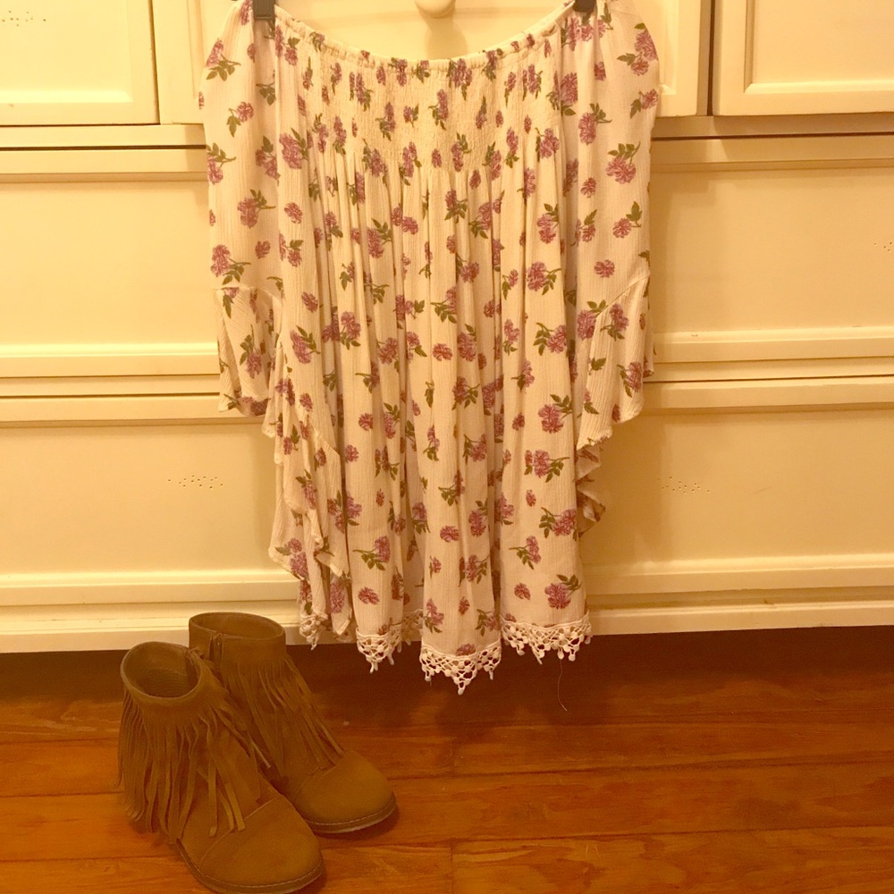 Off the shoulder shirt