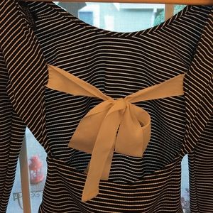 Topshop Backless Bodysuit with Ribbon
