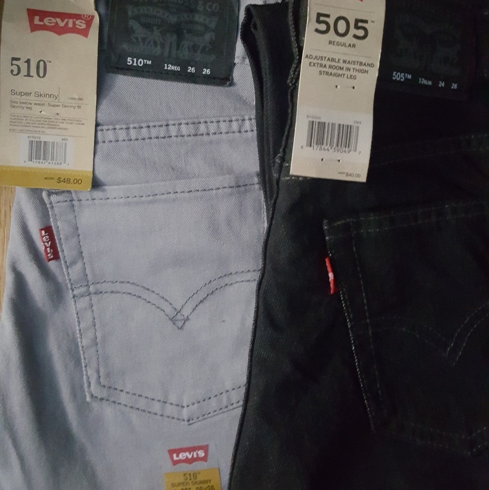 Boys size 12 Levis jeans