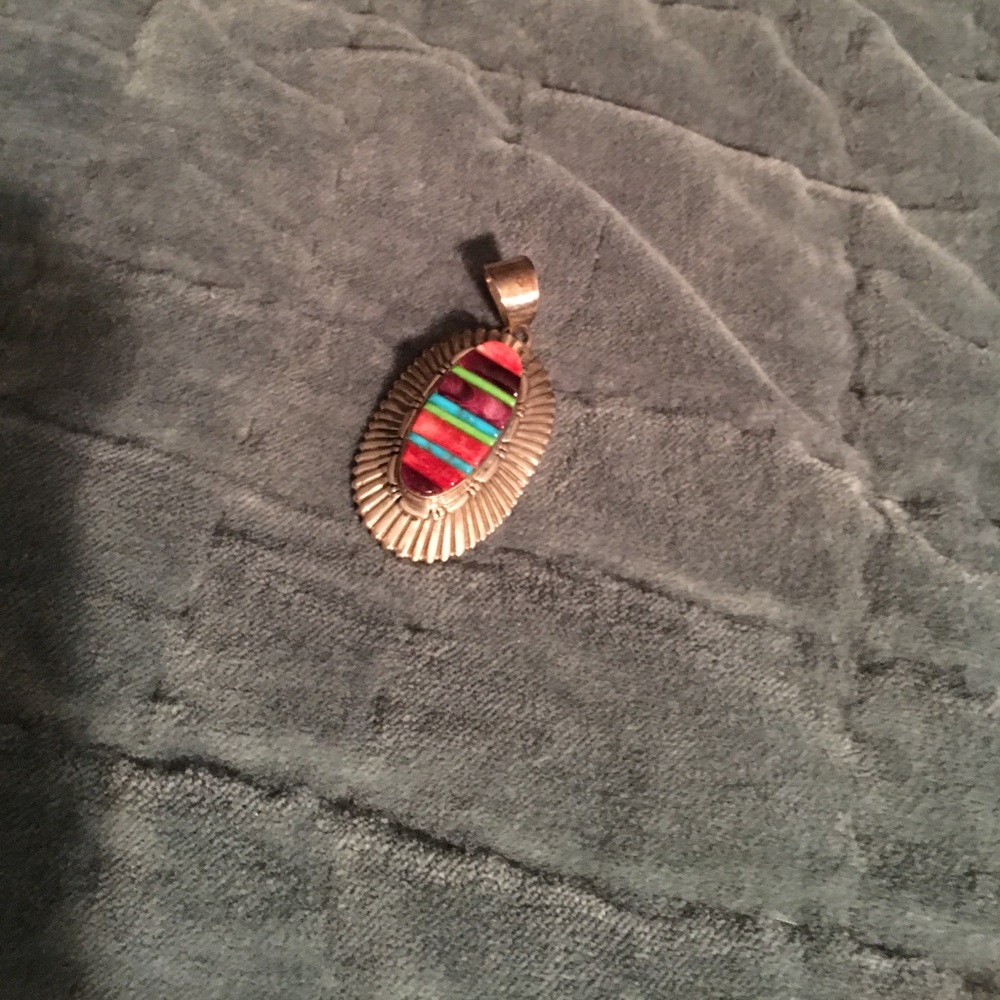 Vintage signed pendant