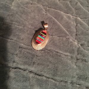 Vintage signed pendant