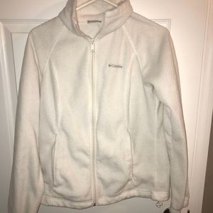 White Columbia Fleece Jacket M