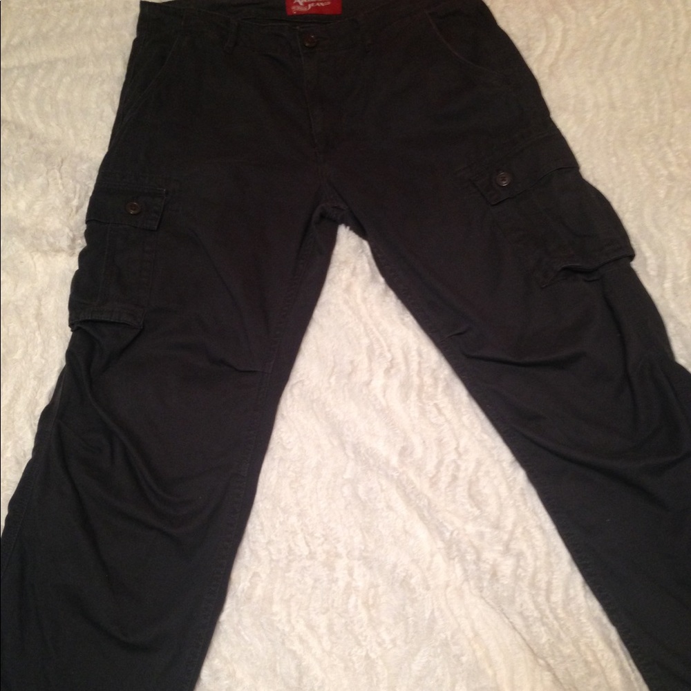 Men's Black Cargo Pants