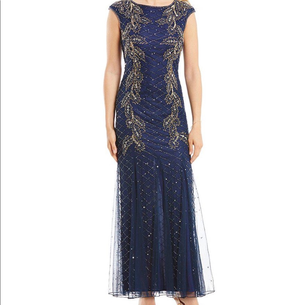 Pisarro nights beaded dress size 12