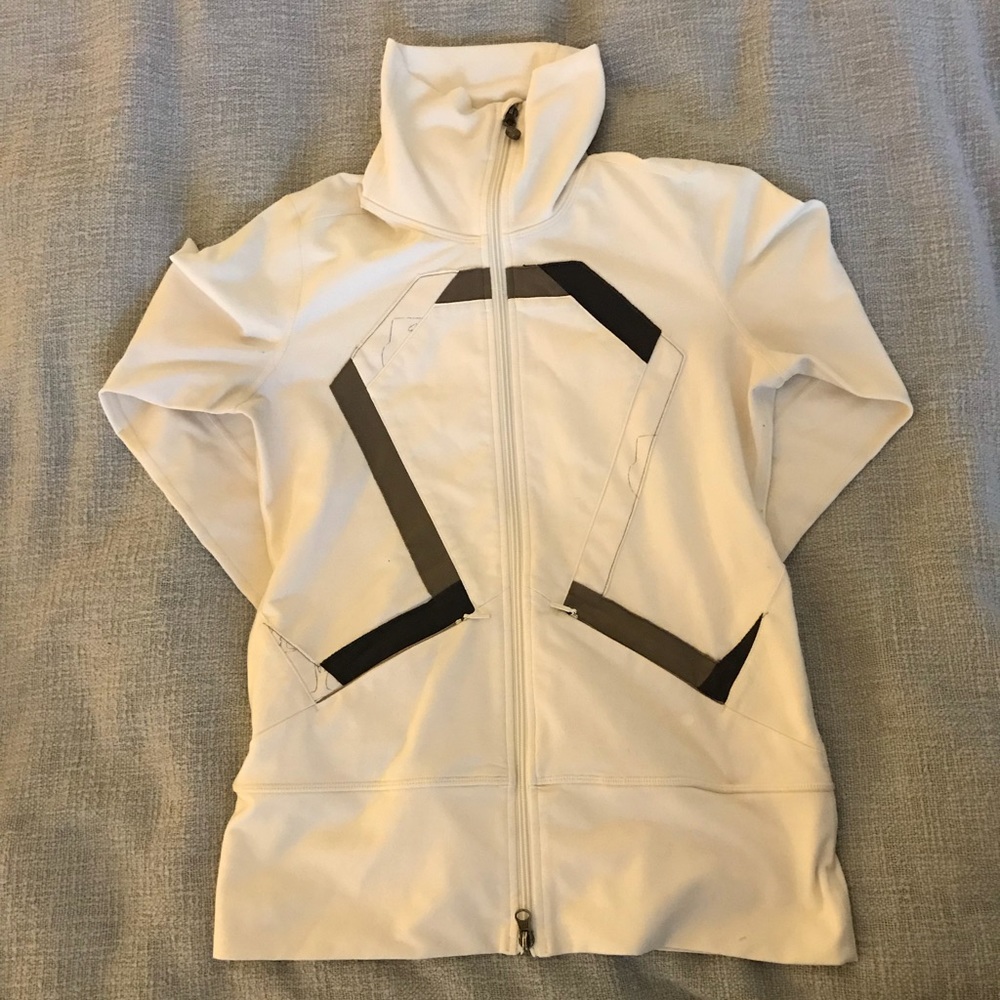 Cream colored lulu jacket