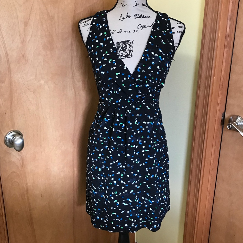 J. Crew Factory Wrap-Front Dress - Picture 2 of 8