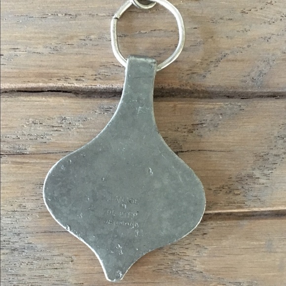 Vintage Pewter Pendant and Chain Denmark Mid Century Modern - Picture 3 of 6