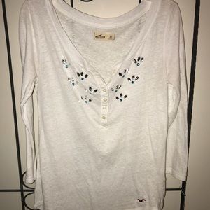 White Hollister top