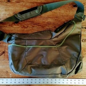Lowepro green messenger bag