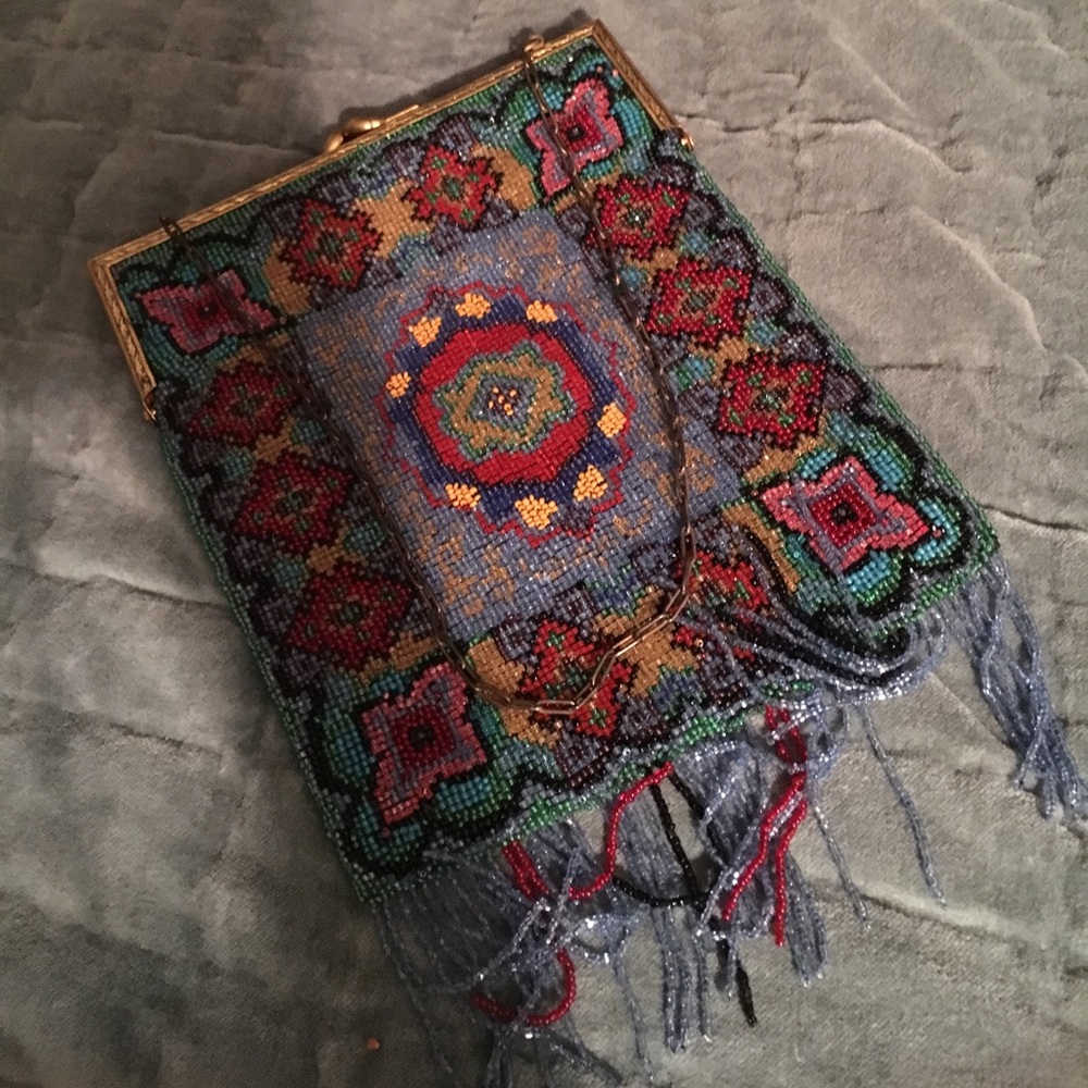 Victorian beaded handbag ❌SOLD ❌ - Picture 5 of 6