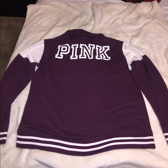 Victoria Secret Pink Half-Zip Sweatshirt - Picture 8 of 8
