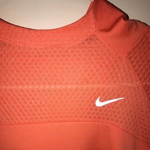 Nike Dri-Fit hooded long sleeve 🧡