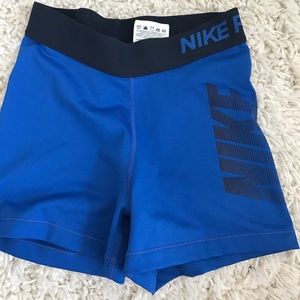 Blue Nike pros
