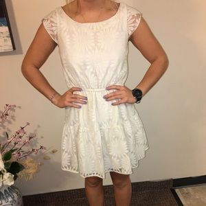 White lace dress