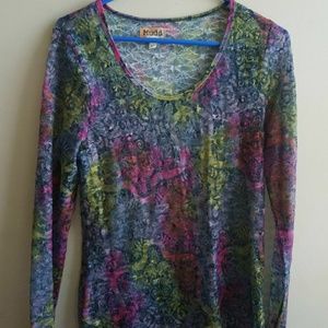 Mudd size XL see through long sleeve