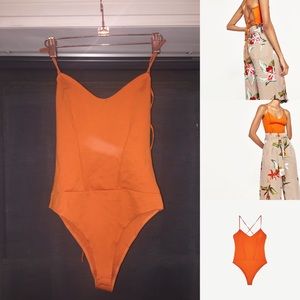 Orange Bodysuit