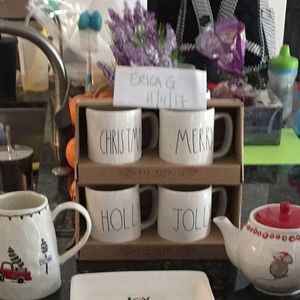 Merry Christmas mug set