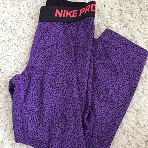 Purple Capri Nike pro