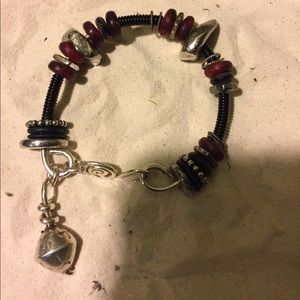 Tribal silver bracelet