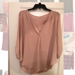 Nude chiffon top