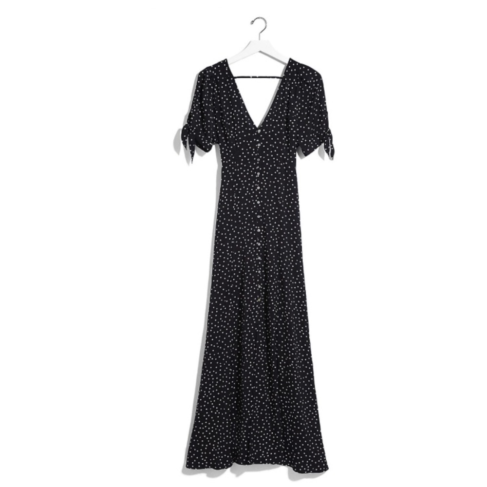 Karlie Kloss x Express Dot Print Maxi Dress