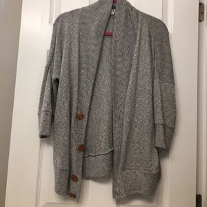 Chunky Grey Forever 21 Cardigan