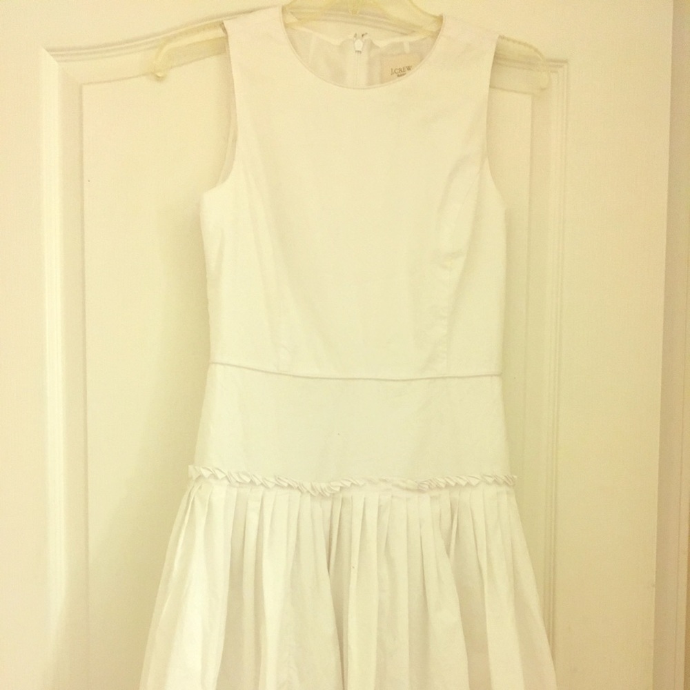 J crew white sundress