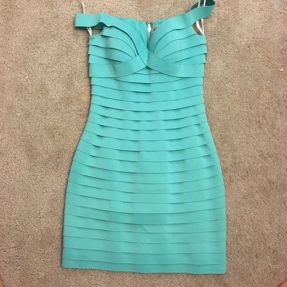 Sherri Hill Dresses & Skirts - FINAL MARKDOWN: Teal Sherri Hill off the shoulder