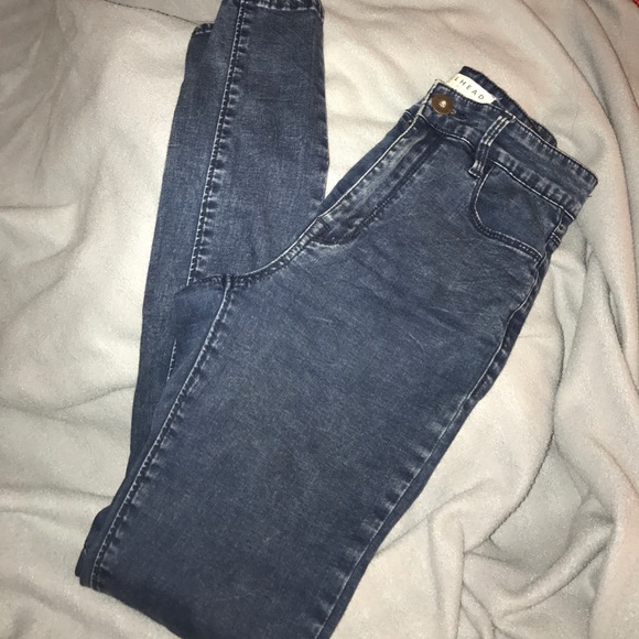 Pacsun high rise dark semi acid washed - Picture 3 of 5