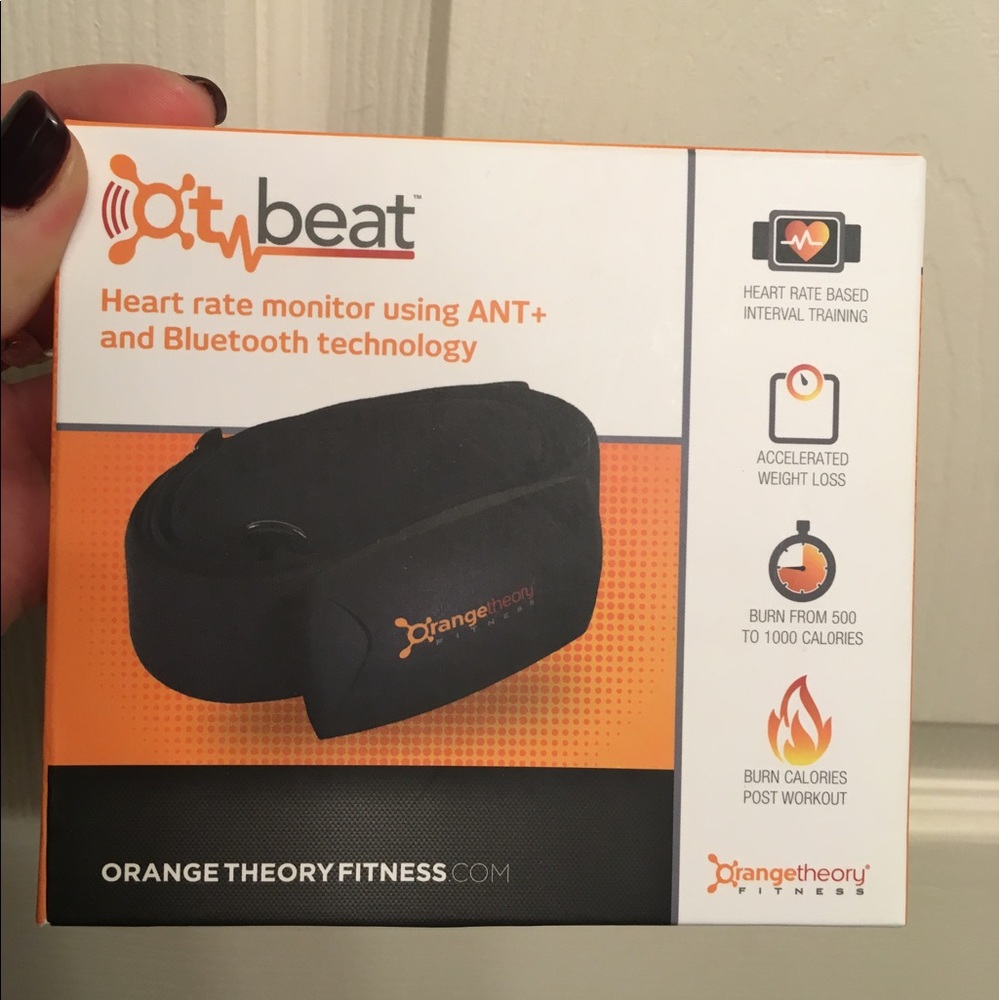 Orange Theory Fitness heart rate monitor