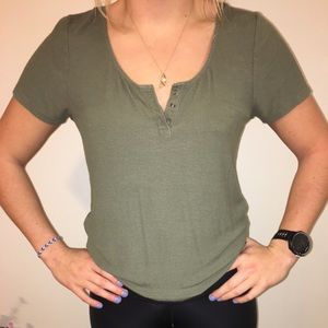 Green shirt