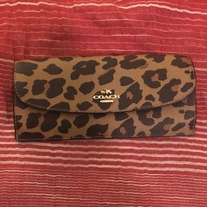 Coach Ocelot Leopard Wallet