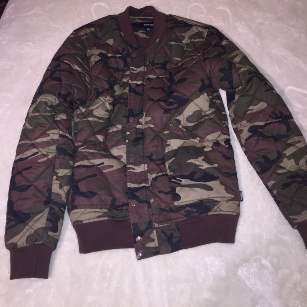 Brixton Camo bomber.