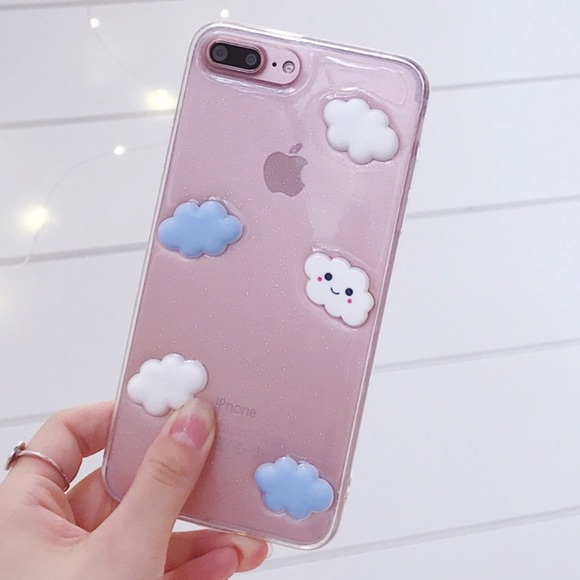 Accessories - NEW iPhone 7 Plus/8 Plus SOFT TPU 3D Clouds Case