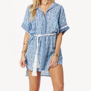 Faithfull the Brand Castaway Shirt Dress - Size S